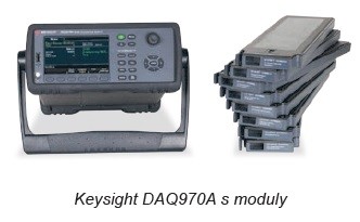 Měřicí ústředna Keysight DAQ970A.